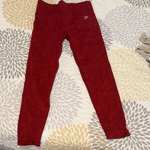 Gymshark woman Vibrant Red Leggings